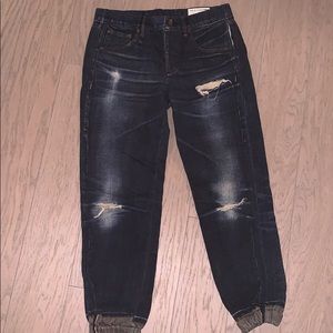 Vintage rag and bone sweatpant jeans.